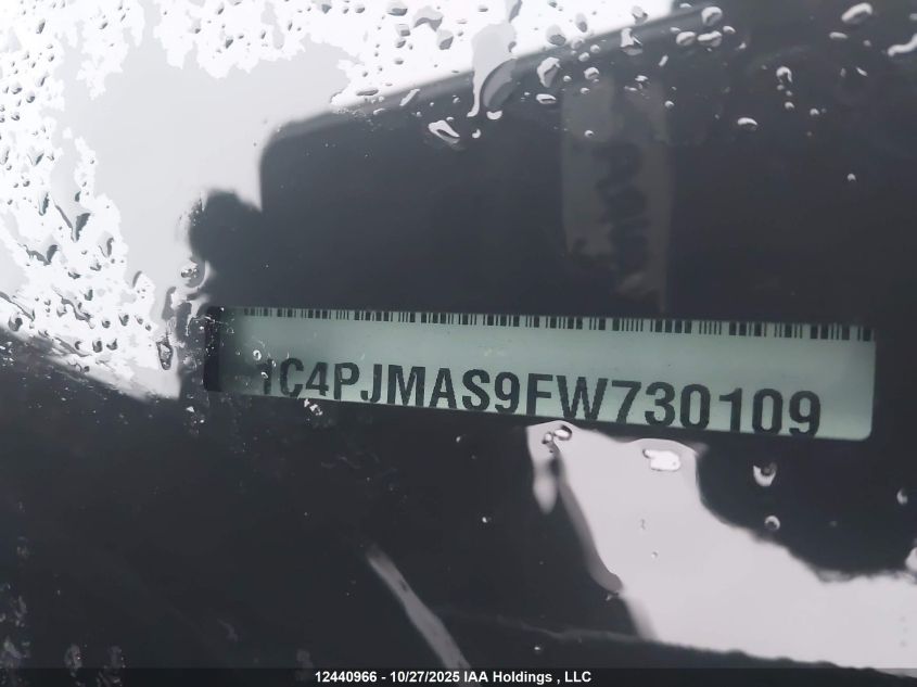 2015 Jeep Cherokee Sport VIN: 1C4PJMAS9FW730109 Lot: 12440966