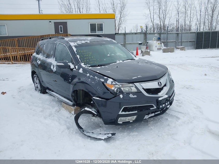 2HNYD2H60DH003195 2013 Acura Mdx Advance auction photo 1