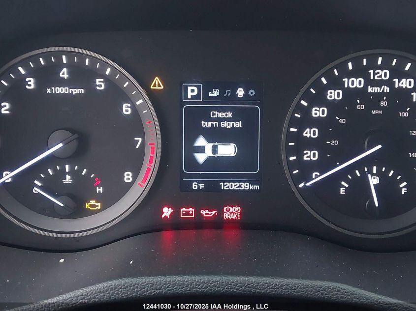 2017 Hyundai Tucson Limited/Sport And Eco/Se VIN: KM8J3CA41HU501624 Lot: 12441030