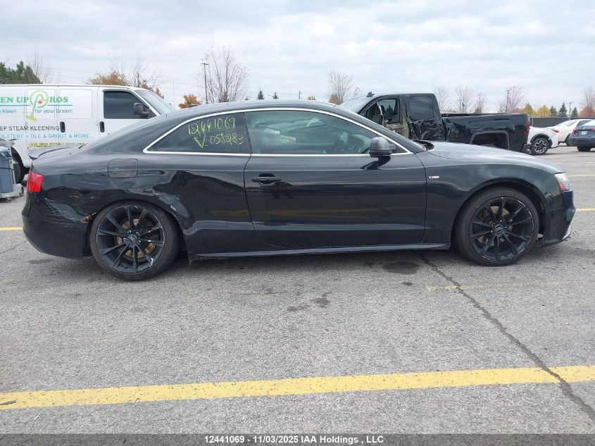 2015 Audi A5 VIN: WAUDFBFR5FA058283 Lot: 12441069