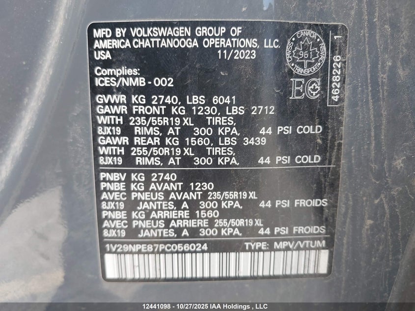 1V29NPE87PC056024 2023 VOLKSWAGEN ID.4 photo no. 9