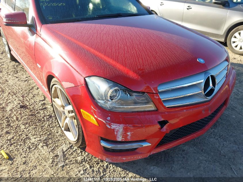 2012 Mercedes-Benz C 350 4Matic VIN: WDDGF8JB2CF912535 Lot: 12441111