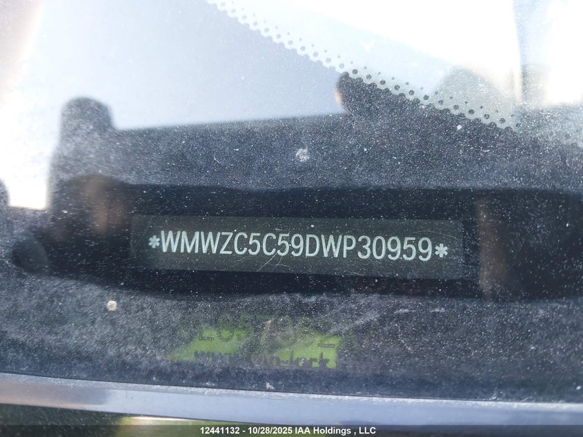 2013 Mini Countryman Cooper S VIN: WMWZC5C59DWP30959 Lot: 12441132