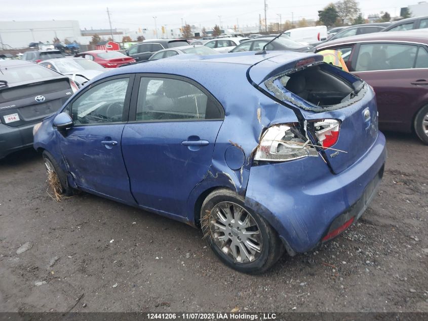 2013 Kia Rio Ex/Sx VIN: KNADN5A31D6883163 Lot: 12441206