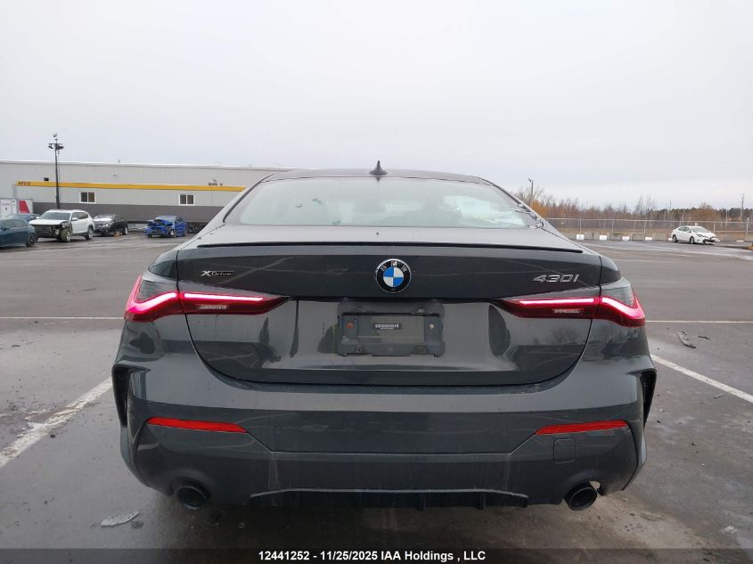 2022 BMW 430I xDrive VIN: WBA73AP03NCH68837 Lot: 12441252