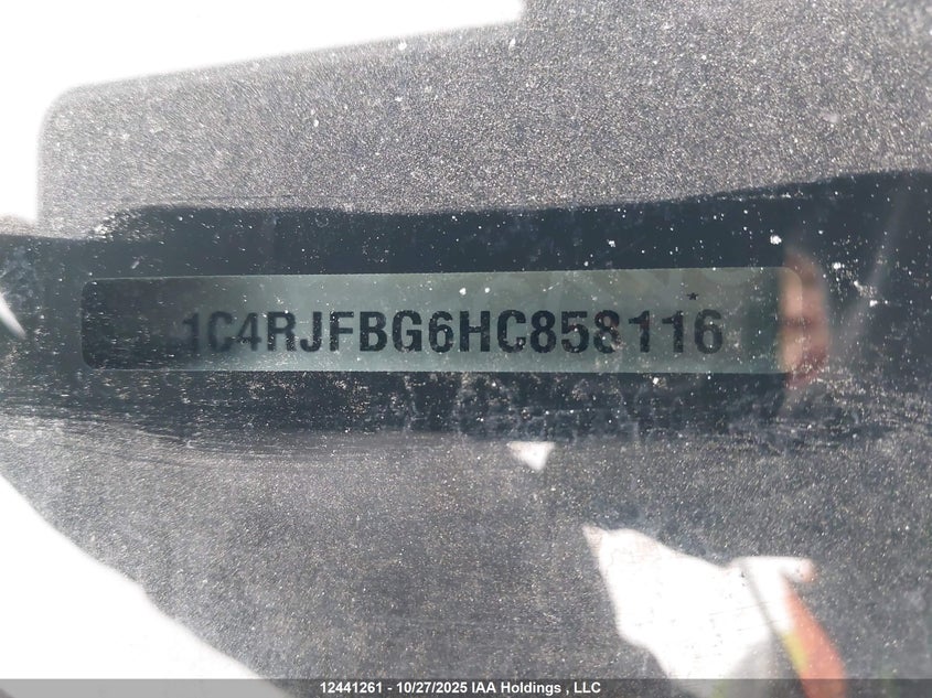 1C4RJFBG6HC858116 2017 JEEP GRAND CHEROKEE photo no. 19
