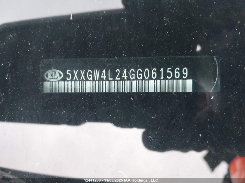5XXGW4L24GG061569 2016 KIA OPTIMA photo no. 20