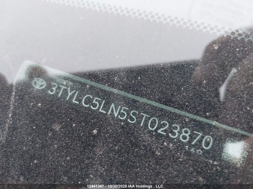 2025 Toyota Tacoma Hybrid VIN: 3TYLC5LN5ST023870 Lot: 12441347