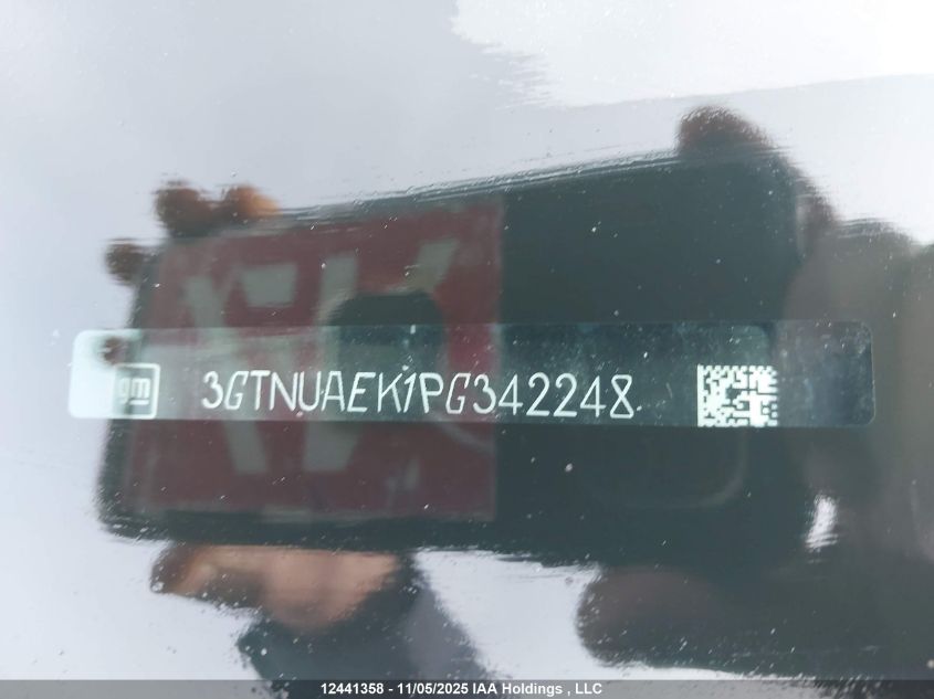 2023 GMC Sierra K1500 VIN: 3GTNUAEK1PG342248 Lot: 12441358