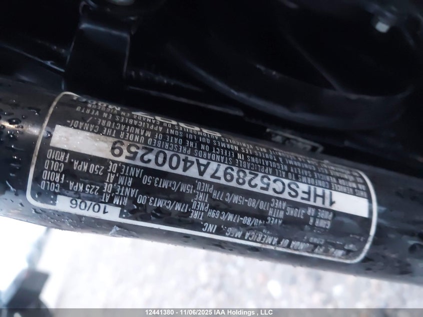 1HFSC52897A400259 2007 HONDA VTX photo no. 10