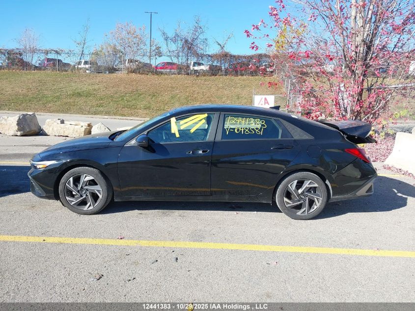 2024 Hyundai Elantra Preferred W/Tech Package VIN: KMHLM4DG5RU648581 Lot: 12441383
