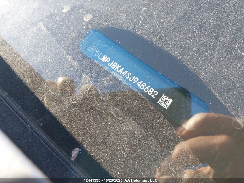 2025 Lincoln Nautilus VIN: 5LMPJ8KA4SJ948682 Lot: 12441395