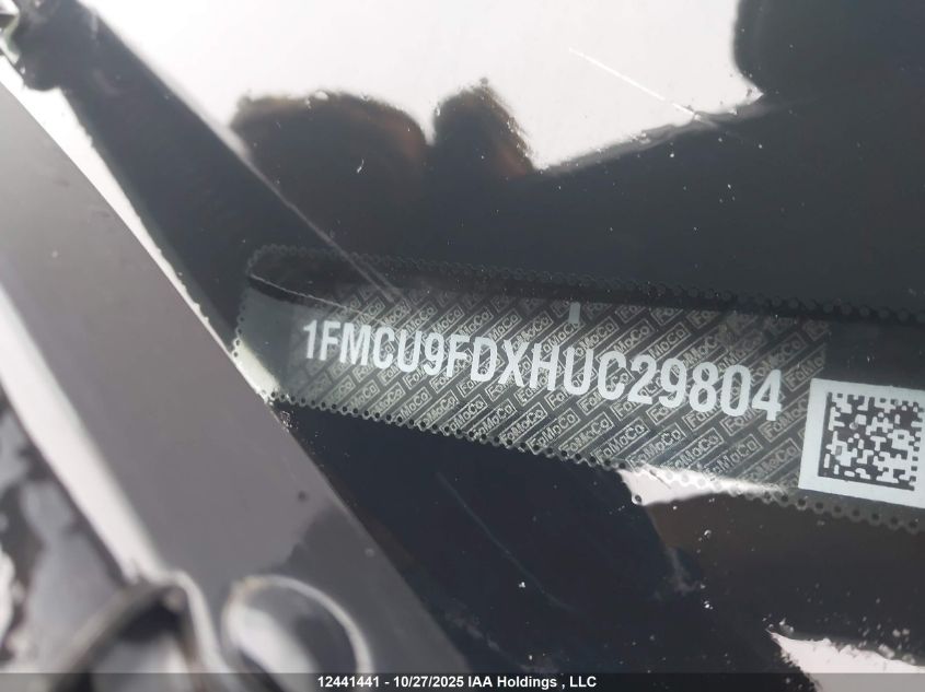 2017 Ford Escape S VIN: 1FMCU9FDXHUC29804 Lot: 12441441