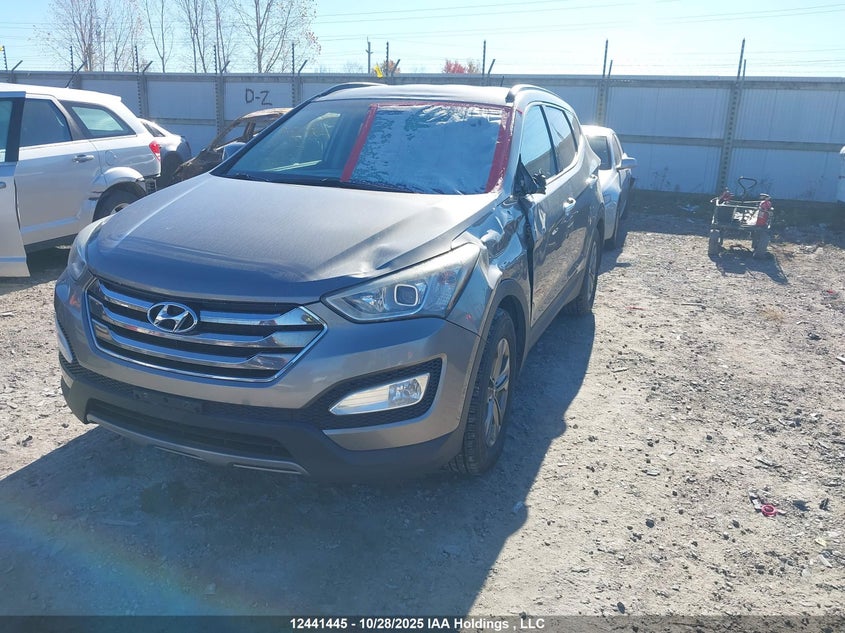 5XYZT3LB2DG077126 2013 HYUNDAI SANTA FE photo no. 2