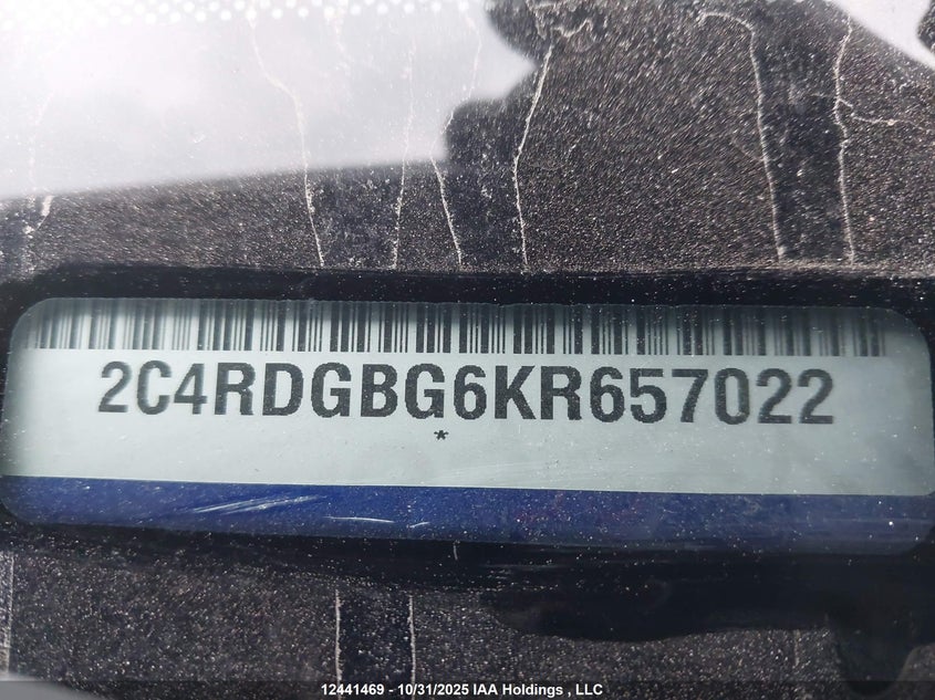 2C4RDGBG6KR657022 2019 DODGE CARAVAN photo no. 20