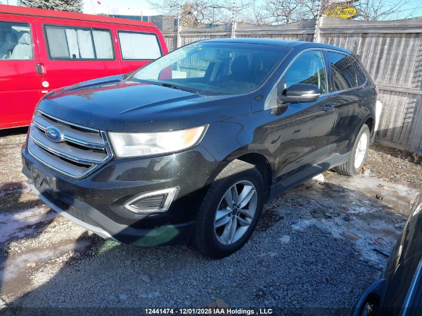 2015 Ford Edge Sel VIN: 2FMTK3J94FBB13992 Lot: 12441474