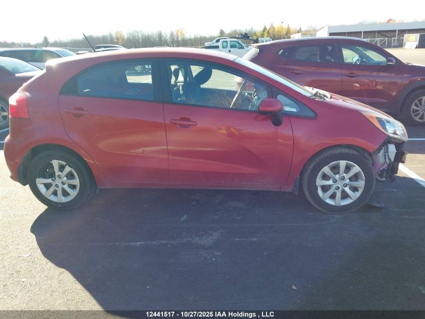 2016 Kia Rio Ex/Ex+ W/Sunroof/Lx/Lx+/Lx+ Eco/Sx VIN: KNADM5A3XG6743121 Lot: 12441517