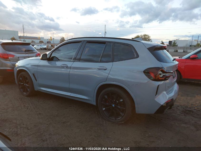 2024 BMW X3 xDrive30I VIN: 5UX53DP00R9W43689 Lot: 12441536