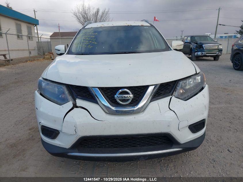 2016 Nissan Rogue S/Sl/Sv VIN: 5N1AT2MV7GC745622 Lot: 12441547