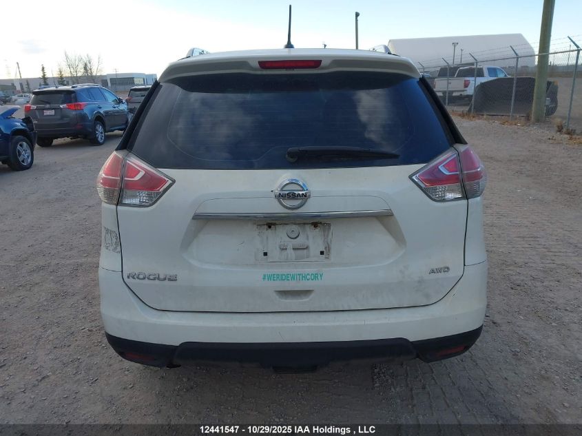 2016 Nissan Rogue S/Sl/Sv VIN: 5N1AT2MV7GC745622 Lot: 12441547
