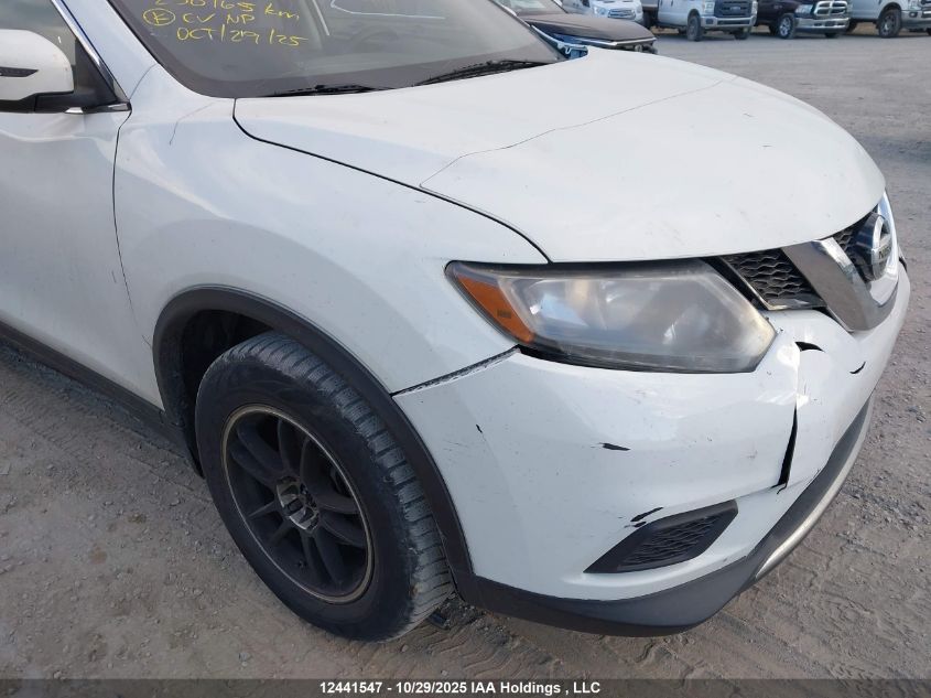 2016 Nissan Rogue S/Sl/Sv VIN: 5N1AT2MV7GC745622 Lot: 12441547