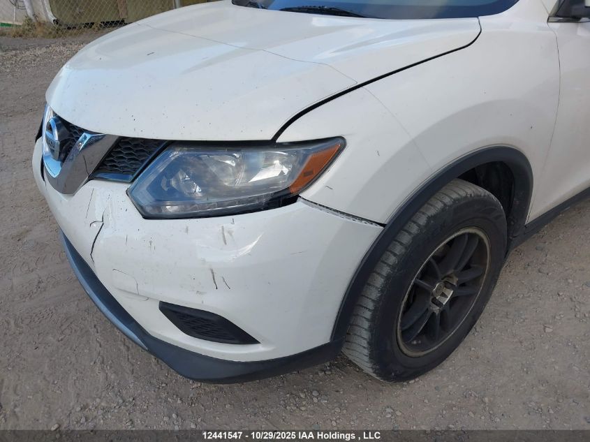 2016 Nissan Rogue S/Sl/Sv VIN: 5N1AT2MV7GC745622 Lot: 12441547