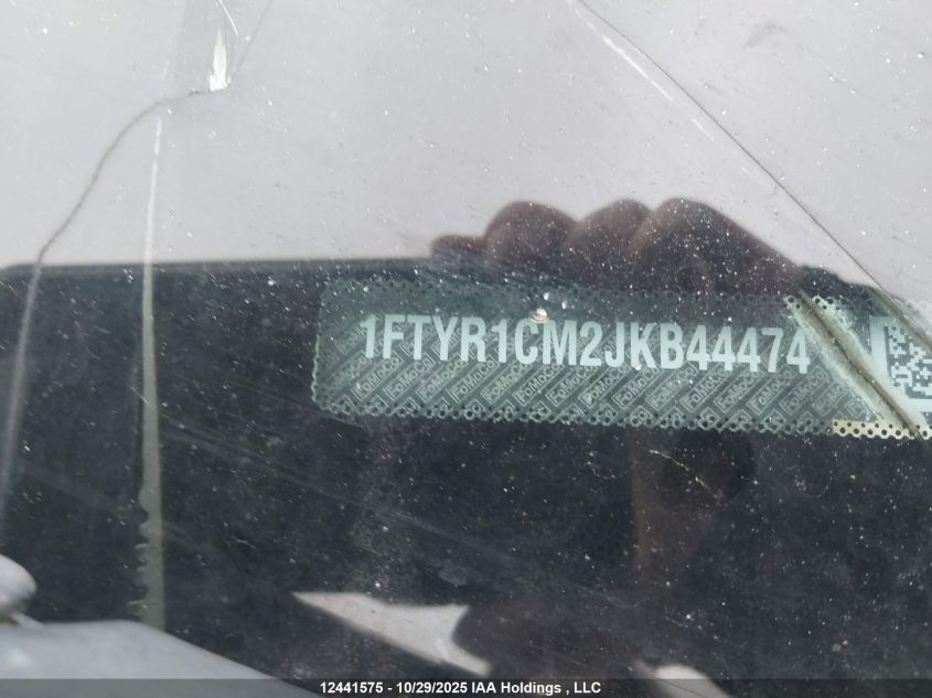 2018 Ford Transit T-250 VIN: 1FTYR1CM2JKB44474 Lot: 12441575