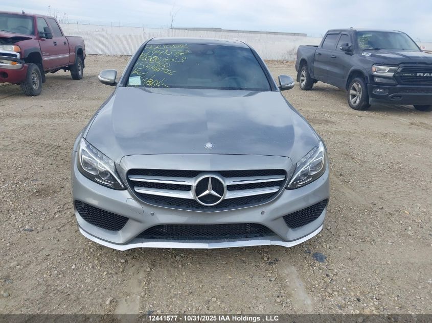 2015 Mercedes-Benz C 300 4Matic VIN: 55SWF4KBXFU006623 Lot: 12441577
