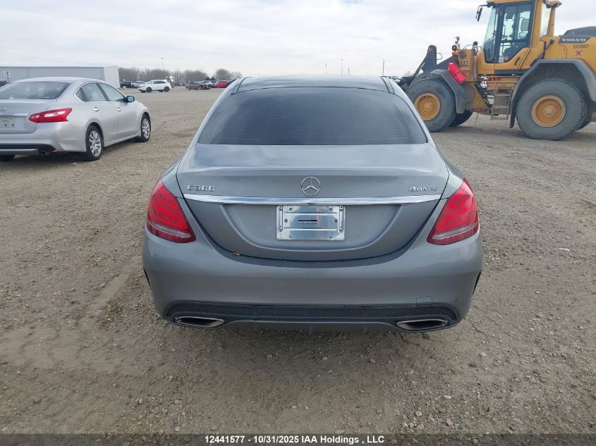 2015 Mercedes-Benz C 300 4Matic VIN: 55SWF4KBXFU006623 Lot: 12441577