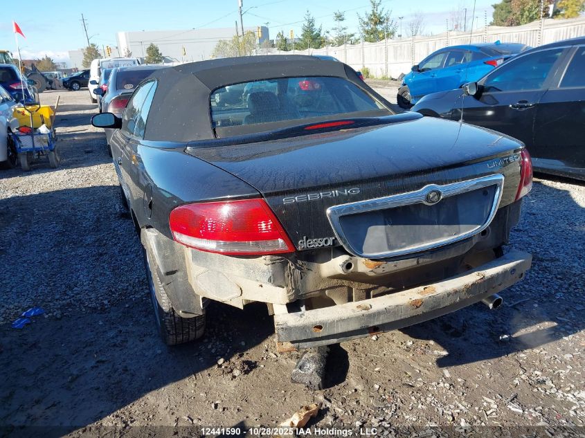 2004 Chrysler Sebring Limited VIN: 1C3EL65R24N410027 Lot: 12441590