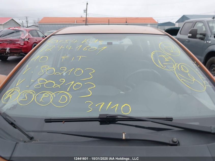 2010 Honda Fit Sport VIN: JHMGE8H89AC802103 Lot: 12441601