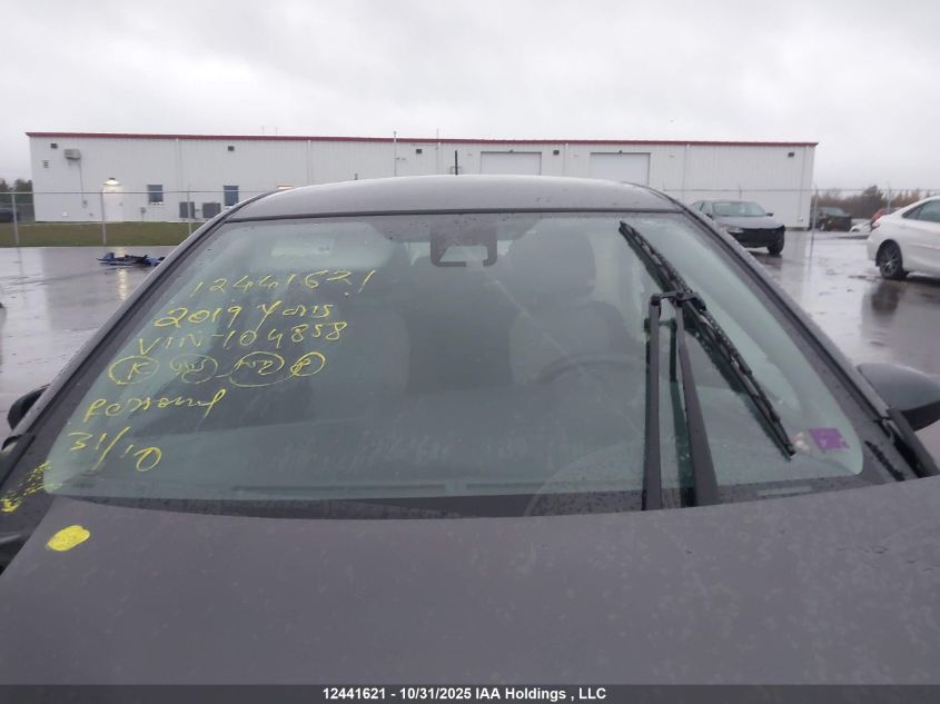 2019 Toyota Yaris L/Le/Se VIN: VNKKTUD30KA104858 Lot: 12441621