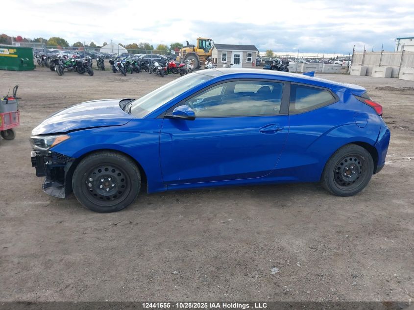 2020 Hyundai Veloster Premium VIN: KMHTG6AF3LU024302 Lot: 12441655