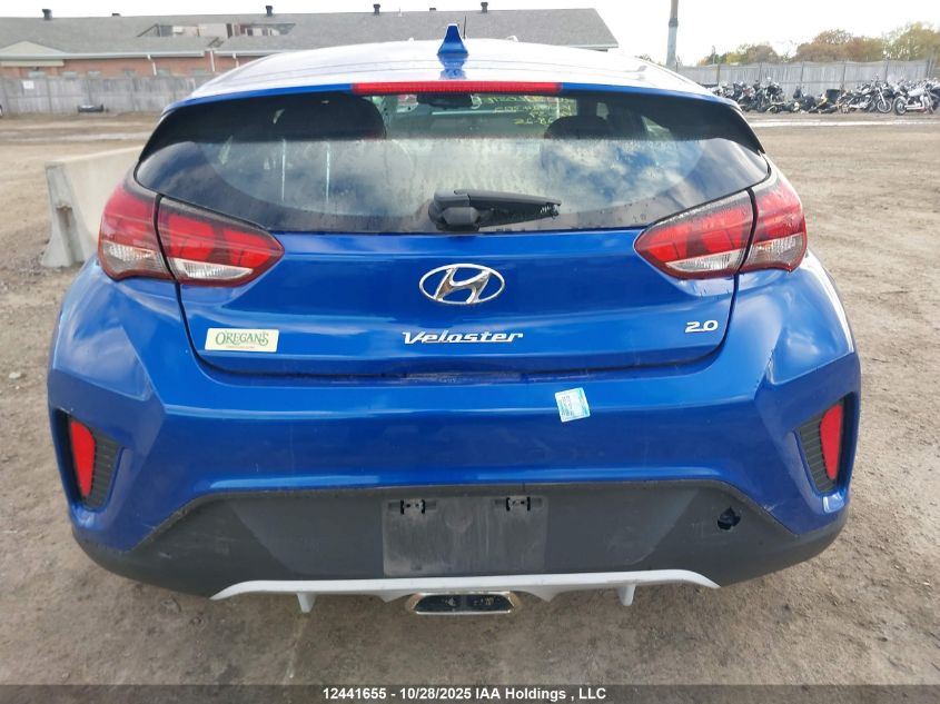 2020 Hyundai Veloster Premium VIN: KMHTG6AF3LU024302 Lot: 12441655