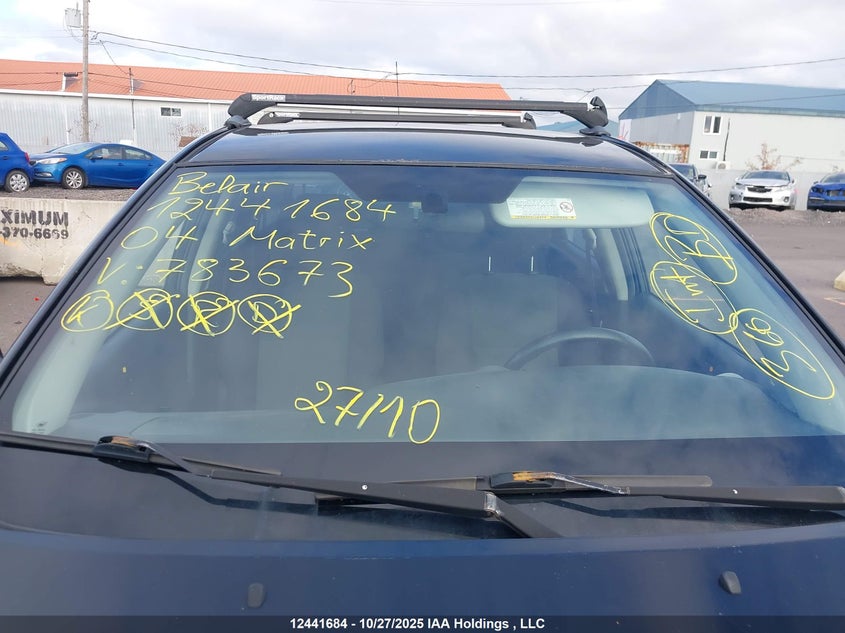 2004 Toyota Matrix Xr VIN: 2T1KR32E14C783673 Lot: 12441684