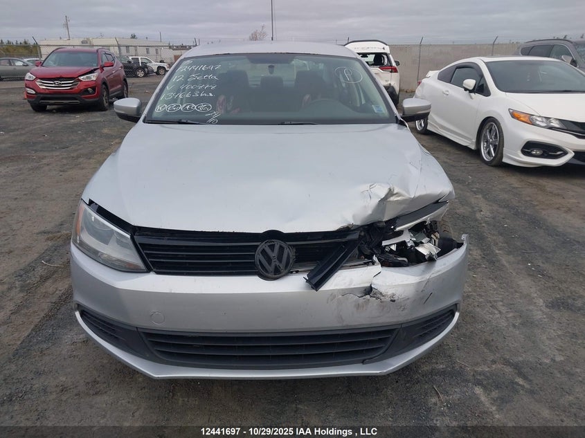 2012 Volkswagen Jetta 2.0L Comfortline VIN: 3VWDK7AJ4CM400878 Lot: 12441697