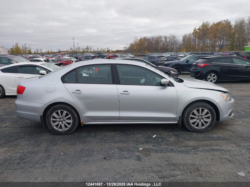 2012 Volkswagen Jetta 2.0L Comfortline VIN: 3VWDK7AJ4CM400878 Lot: 12441697
