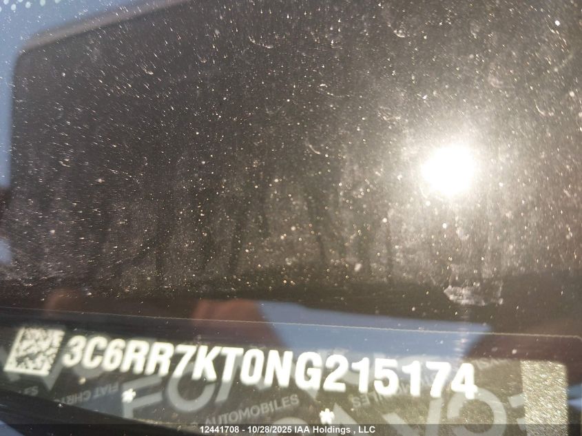 2022 Ram 1500 Classic Tradesman VIN: 3C6RR7KT0NG215174 Lot: 12441708