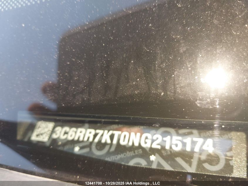 2022 Ram 1500 Classic Tradesman VIN: 3C6RR7KT0NG215174 Lot: 12441708