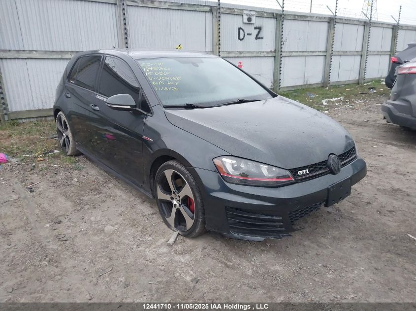 3VW4T7AU6FM004088 VOLKSWAGEN GOLF GTI Photo 1