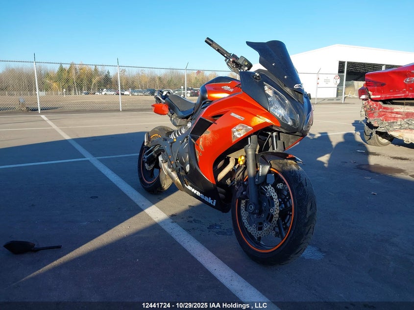 JKAEXEF11EDA17871 2014 Kawasaki Ex650 F auction photo 1