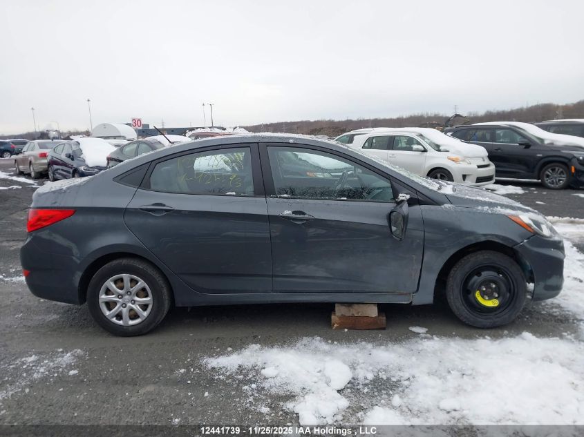 2013 Hyundai Accent Gls/Gs VIN: KMHCT4AE6DU425593 Lot: 12441739