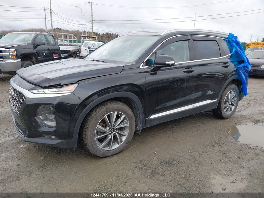 5NMS3CAD1LH254968 2020 HYUNDAI SANTA FE photo no. 2