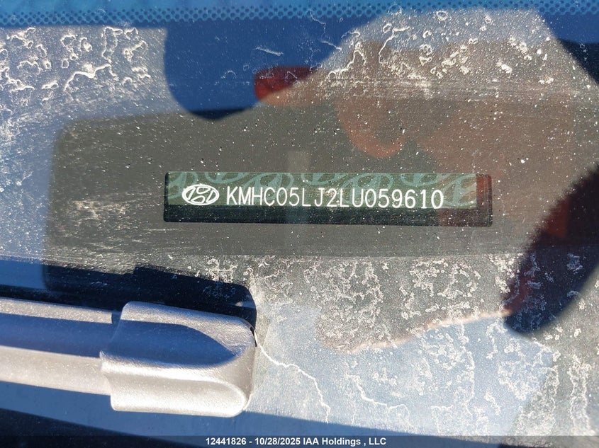 KMHC05LJ2LU059610 2020 HYUNDAI IONIQ photo no. 9