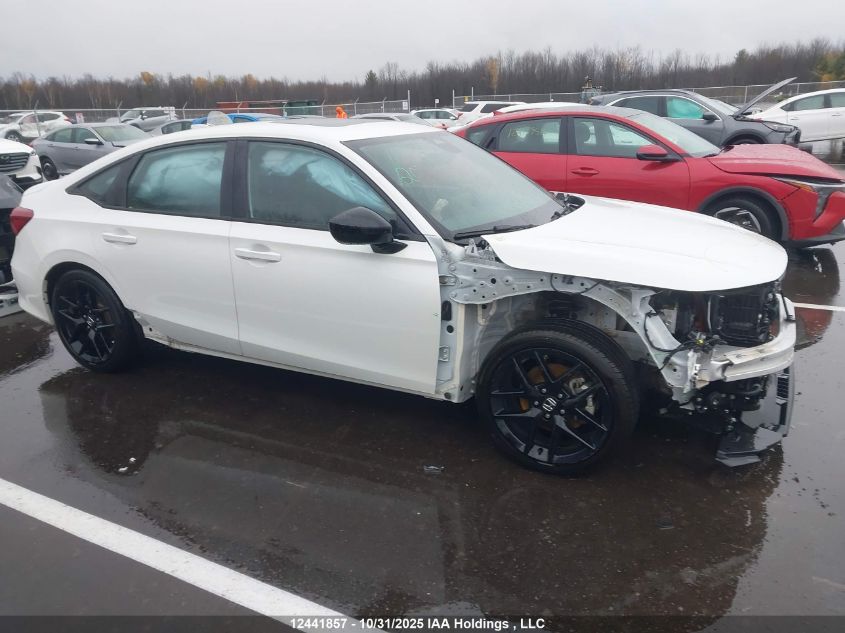 2025 Honda Civic Hybrid Sport/Sport Touring VIN: 2HGFE4F89SH009490 Lot: 12441857