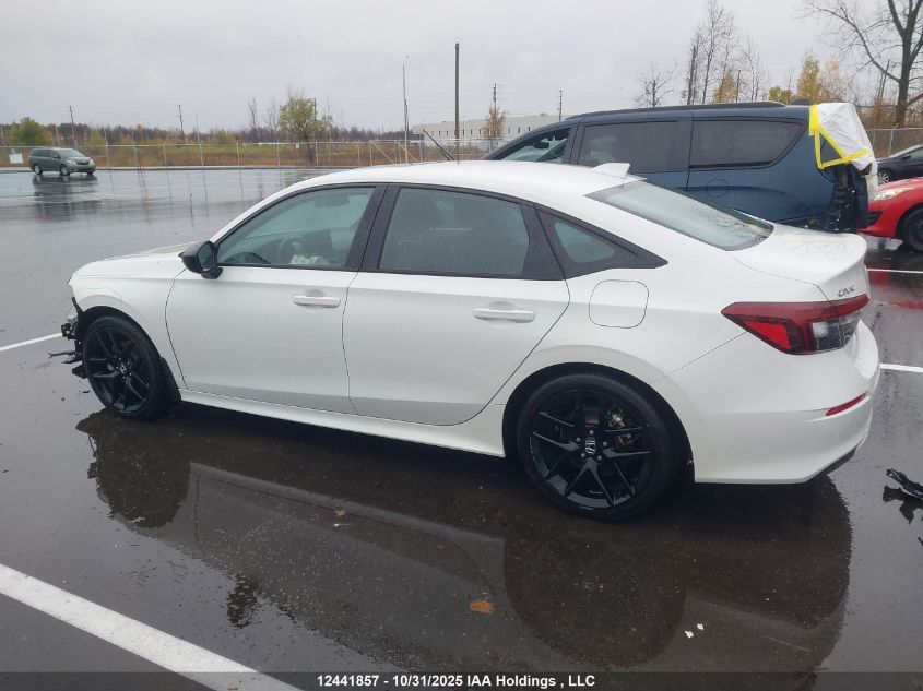 2025 Honda Civic Hybrid Sport/Sport Touring VIN: 2HGFE4F89SH009490 Lot: 12441857