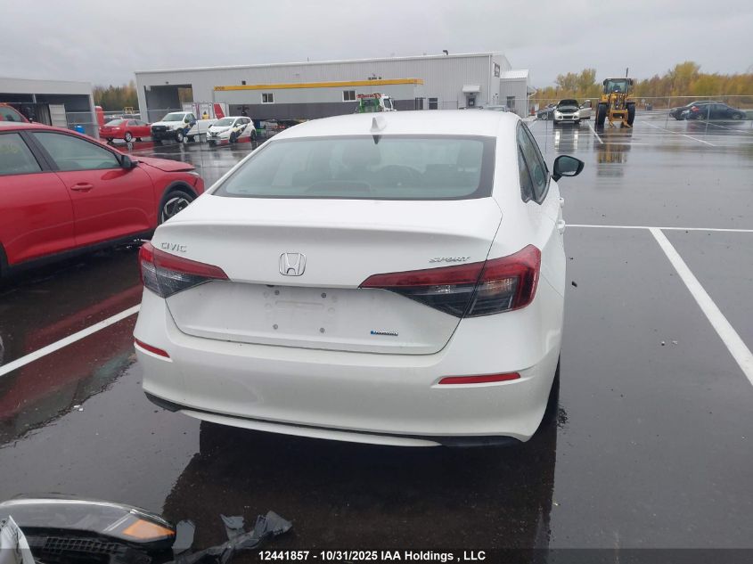 2025 Honda Civic Hybrid Sport/Sport Touring VIN: 2HGFE4F89SH009490 Lot: 12441857