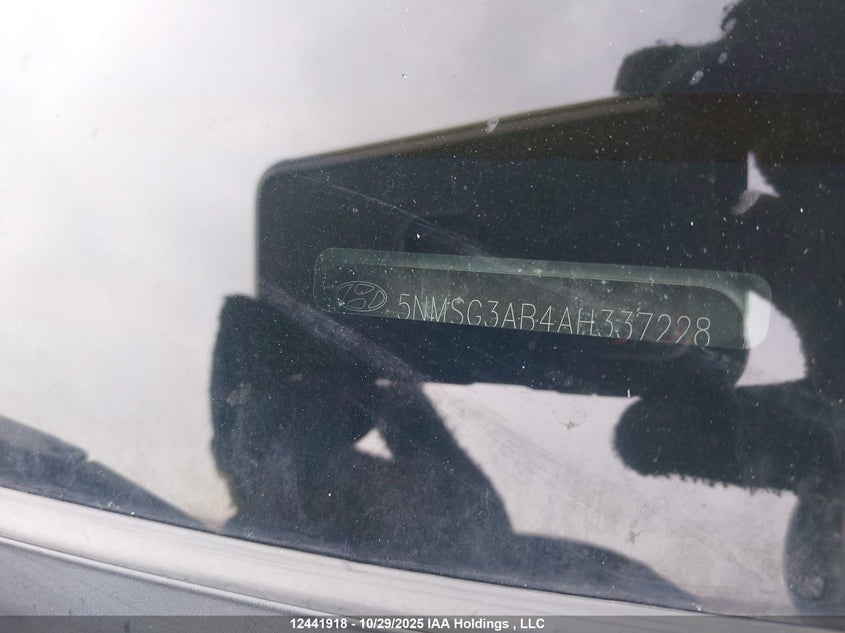 5NMSG3AB4AH337228 2010 HYUNDAI SANTA FE photo no. 20
