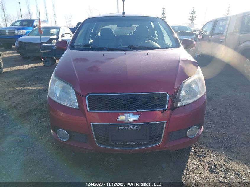 2010 Chevrolet Aveo Lt VIN: 3G1TC6DE9AL129252 Lot: 12442023