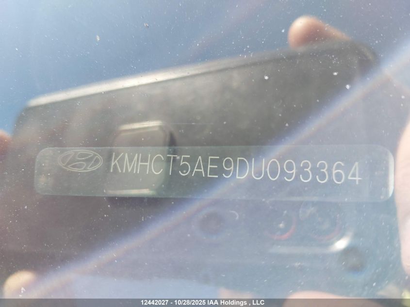 2013 Hyundai Accent Gls/Gs VIN: KMHCT5AE9DU093364 Lot: 12442027